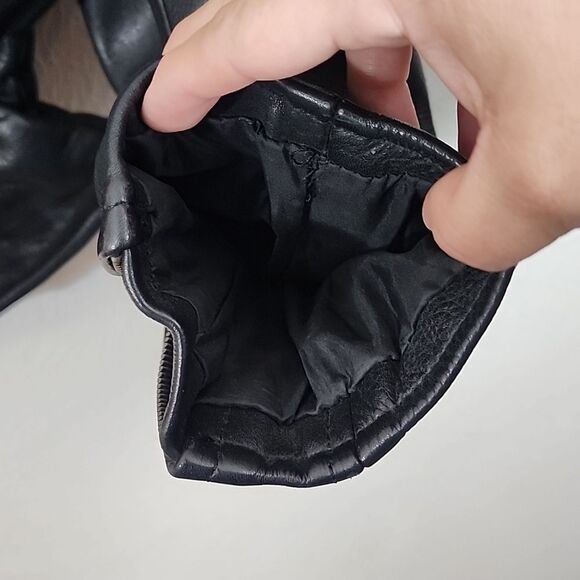 Vintage All-State Leather black jacket fully lined with braided details size XL - Picture 5 of 13